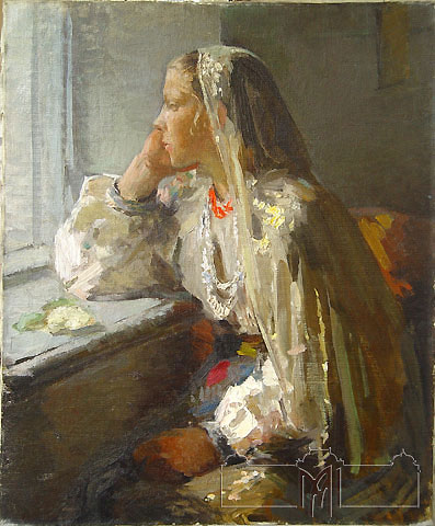 Rusu-Ciobanu Valentina,1920 Fata  la fereastră, 1954-1955 