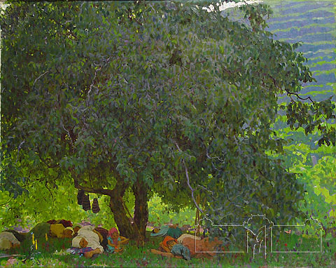 David Aurel,1935 - 1984, Amiază, 1964, ulei, pânză, 110 x150