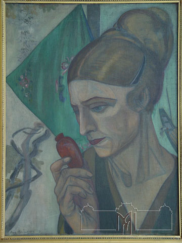 Baillayre Auguste, 1879-1961  Portretul soţiei, 1921 ,ulei, pânză,101 x75